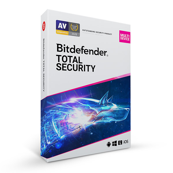 Bitdefender Total Security 1 PC,1 Year | Windows | Latest Version | Email Delivery