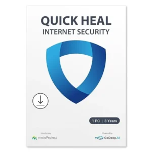 Quick Heal Internet Security 1 User, 3 Years Email Delivery