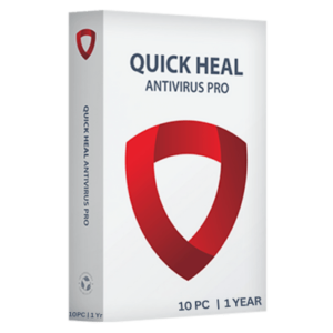 Quick Heal Antivirus Pro Latest Version - 10 PC, 1 Year Email Delivery