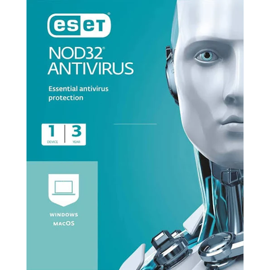 ESET NOD32 Antivirus Latest Version – 1 PC, 3 Years | Subscription | Get It Instantly by Email