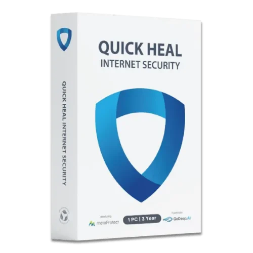 Quick Heal Internet Security – 1 User, 3 Years | Subscription | Get It Instantly by Email