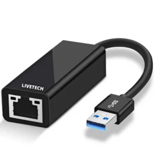 Live Tech Bridge USB 3.0 to Gigabit LAN Adapter | 1000 Mbps High-Speed Network Extension | RJ45 Ethernet Converter | Plug & Play