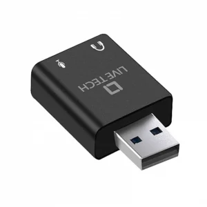 Live Tech Champ USB Sound Card HiFi 7.1 Channel Magic Voice