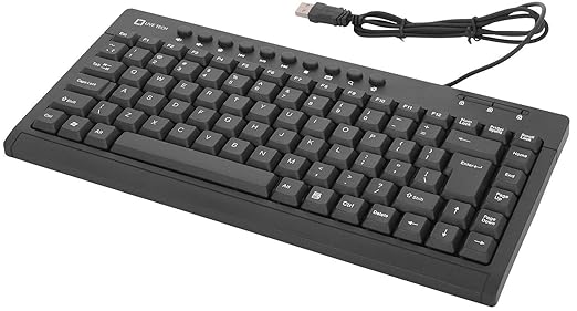 Live Tech KB04 USB Multimedia Keyboard – Wired Keyboard with Enhanced Functionality & Multimedia Hotkeys for Efficient PC Use