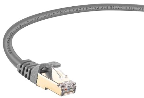 Live Tech RJ45 CAT6E 20 Meter Ethernet Cable – Grey, High-Speed LAN Network Cable for Home & Office