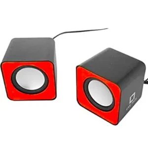 Live Tech SP-02 Laptop Speaker Red & Black Color, High-Quality Sound