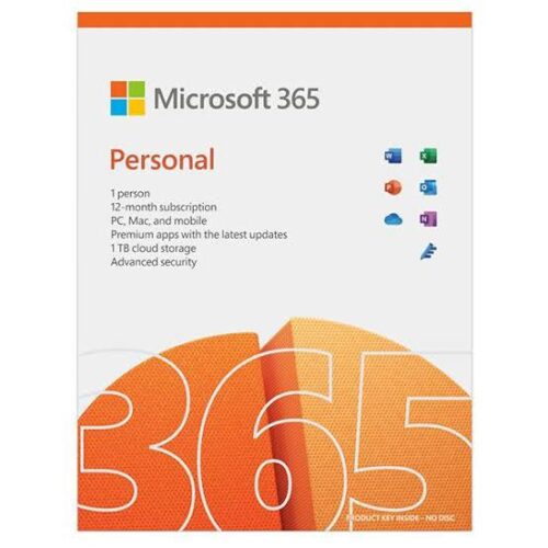 Microsoft 365 Personal – 1 User, 12-Month Subscription | Subscription | Get It Instantly by Email