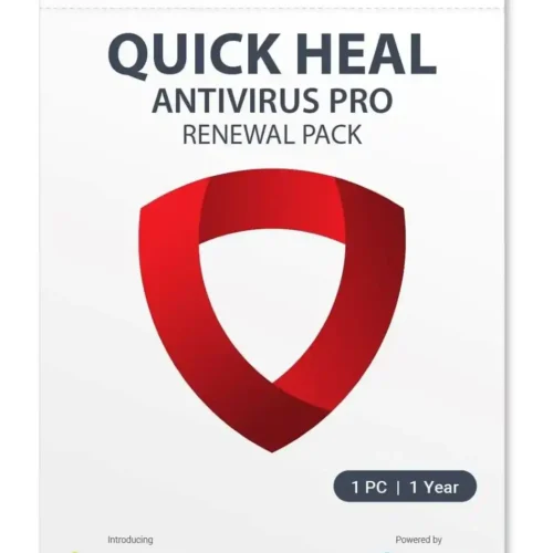 Quick Heal Antivirus Pro Renewal – 1 User 1 Year Antivirus Software for Windows | Instant Activation by Email