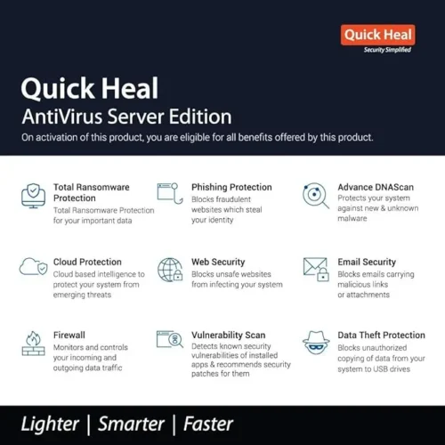 Quick Heal Antivirus Server Edition – 1 User, 3 Years | Subscription | Get It Instantly by Email - Image 2
