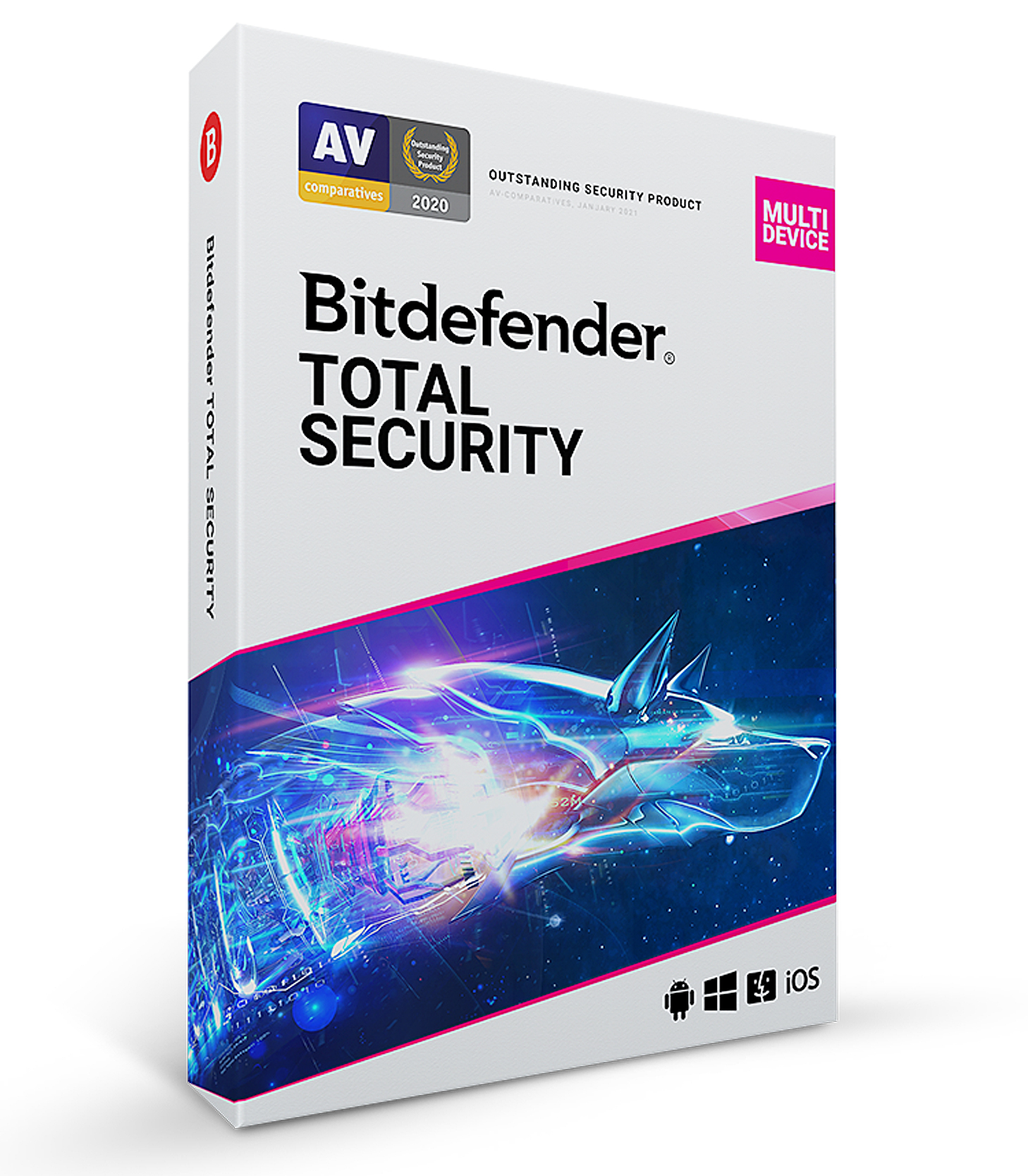 BitDefender Total Security 3 User, 3 Years Latest Version (Windows / Mac / Android / iOS) (Email Delivery)