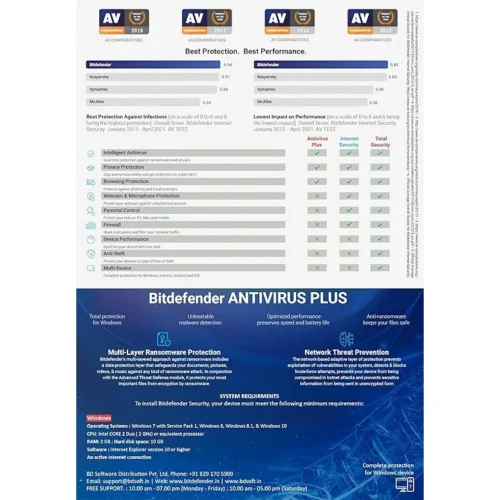 Bitdefender Antivirus 3 PCs, 3 Years | Windows, Mac, Android, iOS | Email Delivery - Image 3