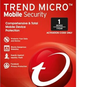 Trend Micro Mobile Security 1 Device 12 Months | Smartphones & Tablets