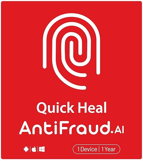 Quick Heal AntiFraud.AI | 1 Device | 1 Year | Windows, Mac, Android, iOS | Digital Delivery