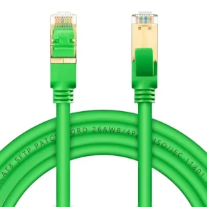 LIVE TECH Alex CAT8 Ethernet Cable 5M (26AWG, SFTP) – 2000MHz 40Gbps High-Speed Patch Cord with Gold-Plated RJ45 Connectors, Bare Copper Conductors, PVC Jacket