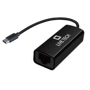 Live Tech CL04 USB 2.0 to LAN Adapter – High-Speed RJ45 Ethernet Converter with Type-C Connectivity (10/100 Mbps)