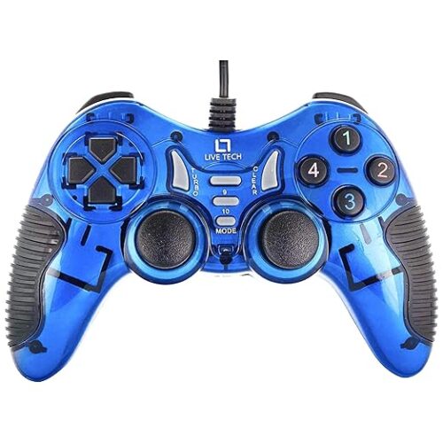 Live Tech RAGE-X Wired Gamepad (Blue)