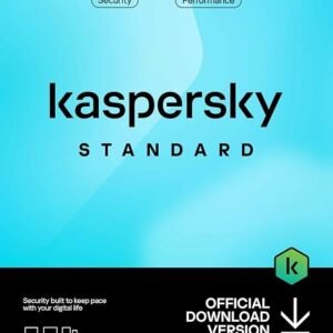 Kaspersky Standard 1 User, 3 Years | Windows, Mac, Android, iOS | Email Delivery