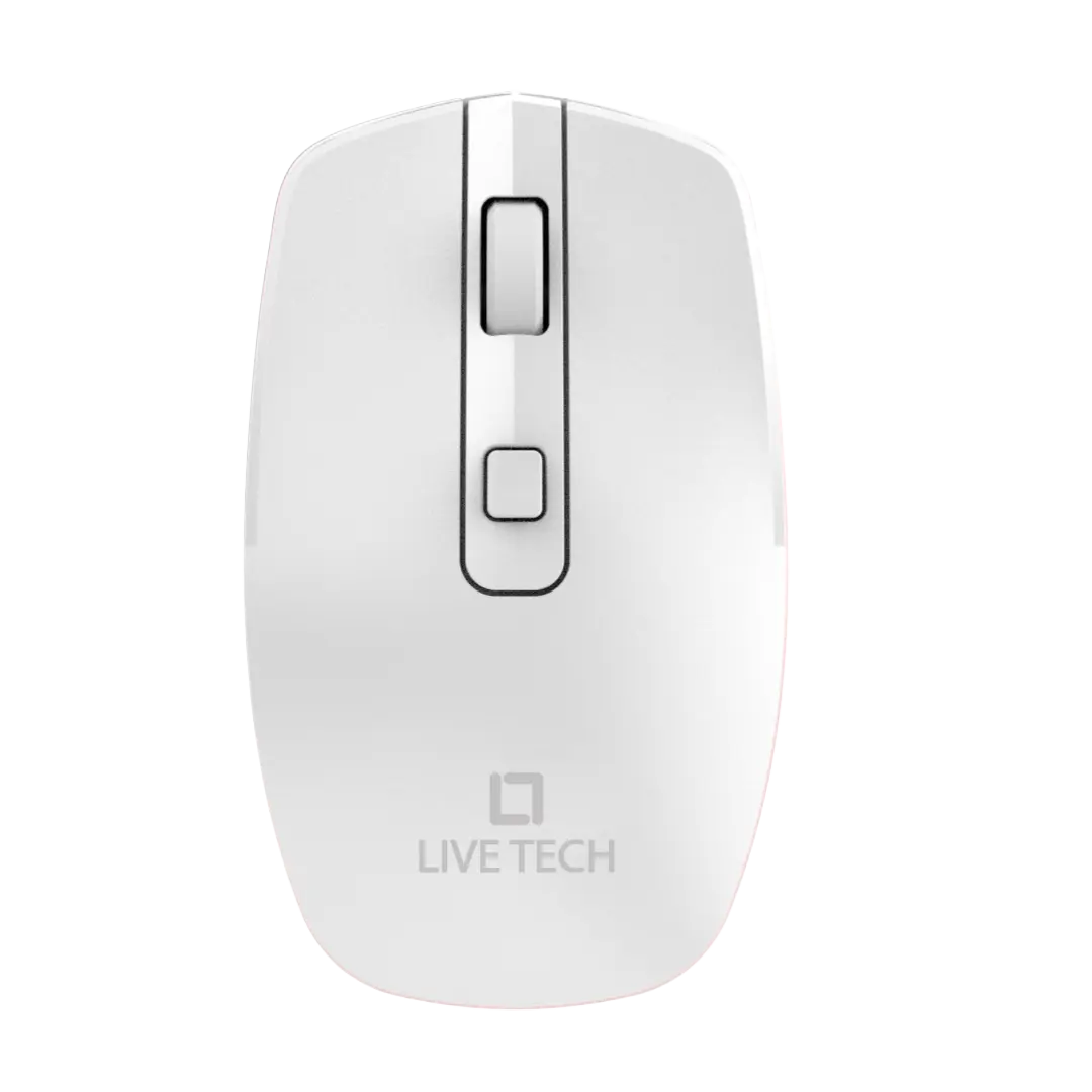 Live Tech Cruze Wireless Mouse – white