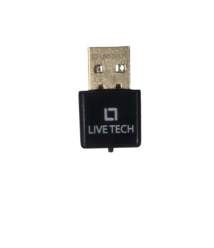 Live Tech WD03 300Mbps Wireless USB WiFi Adapter | 2.4GHz Mini Nano Dongle for PC, Laptop, Windows, Linux
